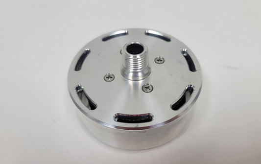 HOPPO'S Billet compressor filter housing - 1/4 npt - Sold Each