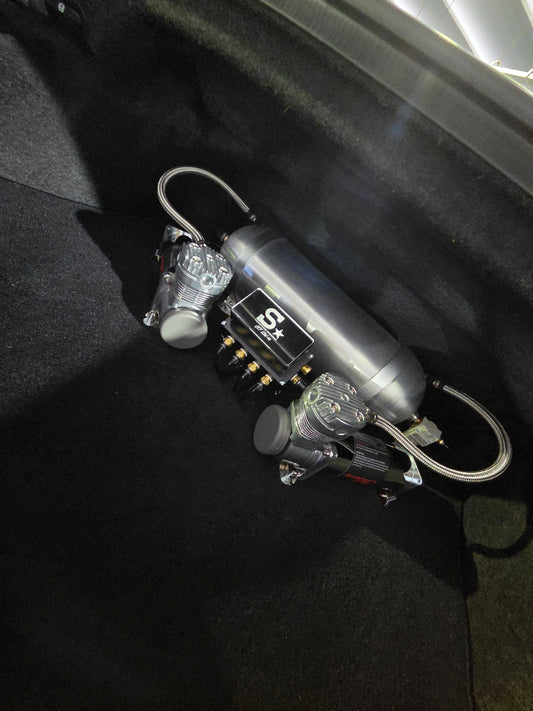 Air Suspension Installation with Basic Trunk setup.