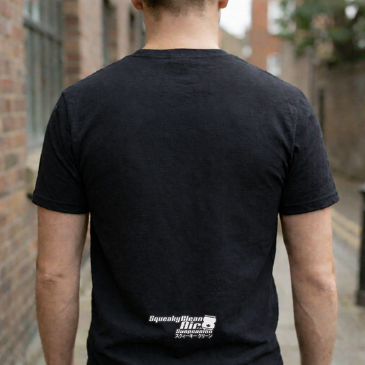 SqueakyClean Suspension β CyberStrut Neon Tee