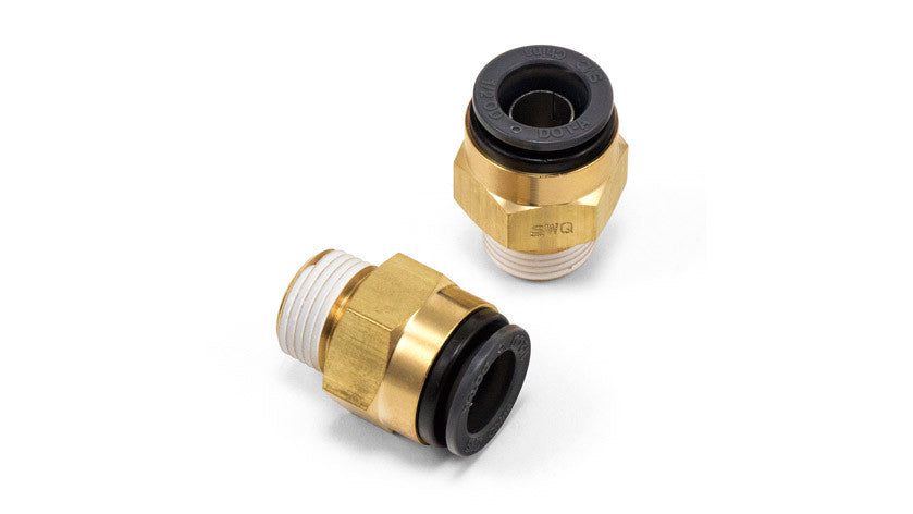 Straight Male – 1/4″ MNPT x 3/8″ PTC – DOT