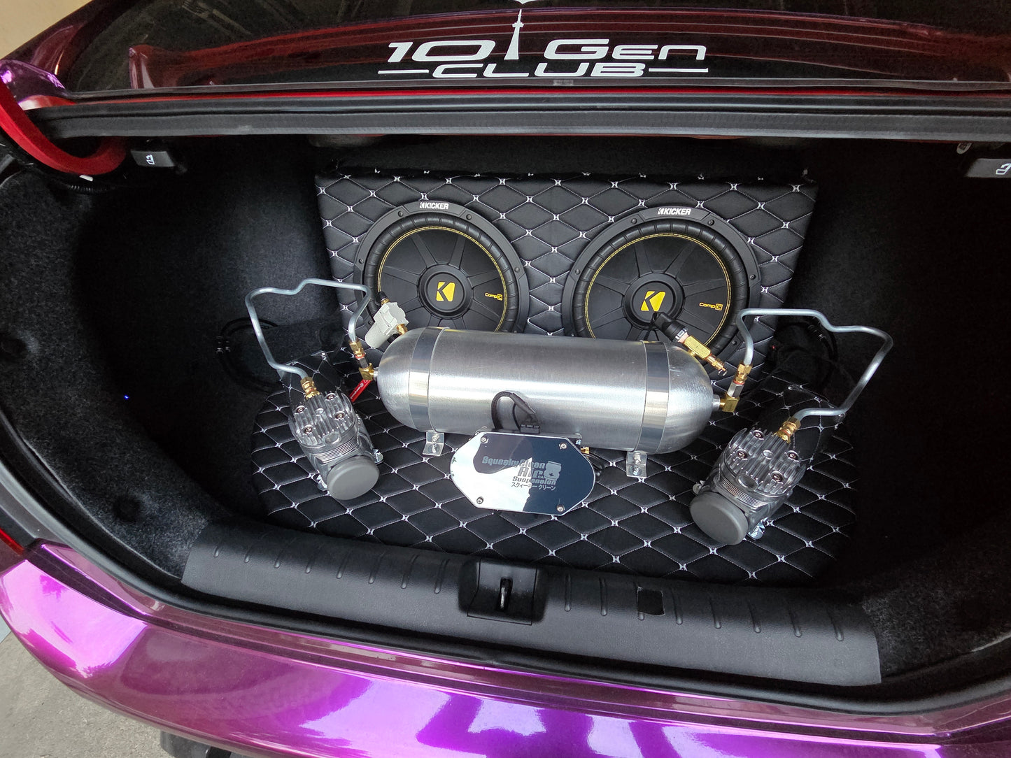 SqueakyClean SPro Digital Air Management Kit with Dual Compressors and Tank.