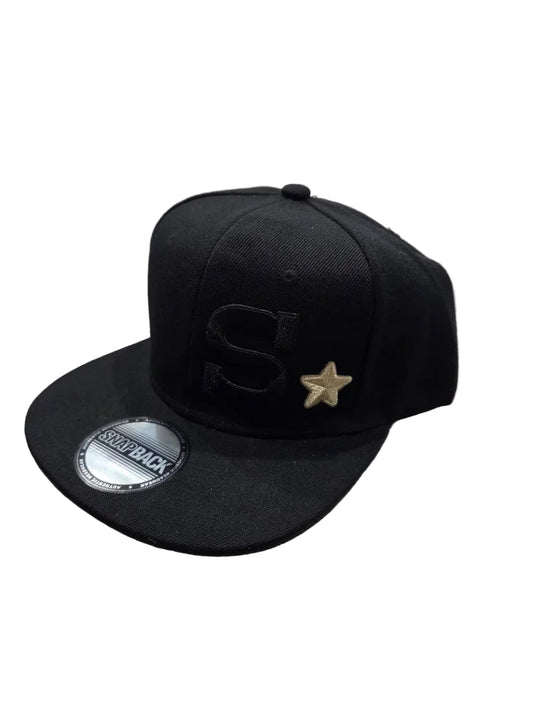 S★ Stealth Signature Snapback — Black / Gold