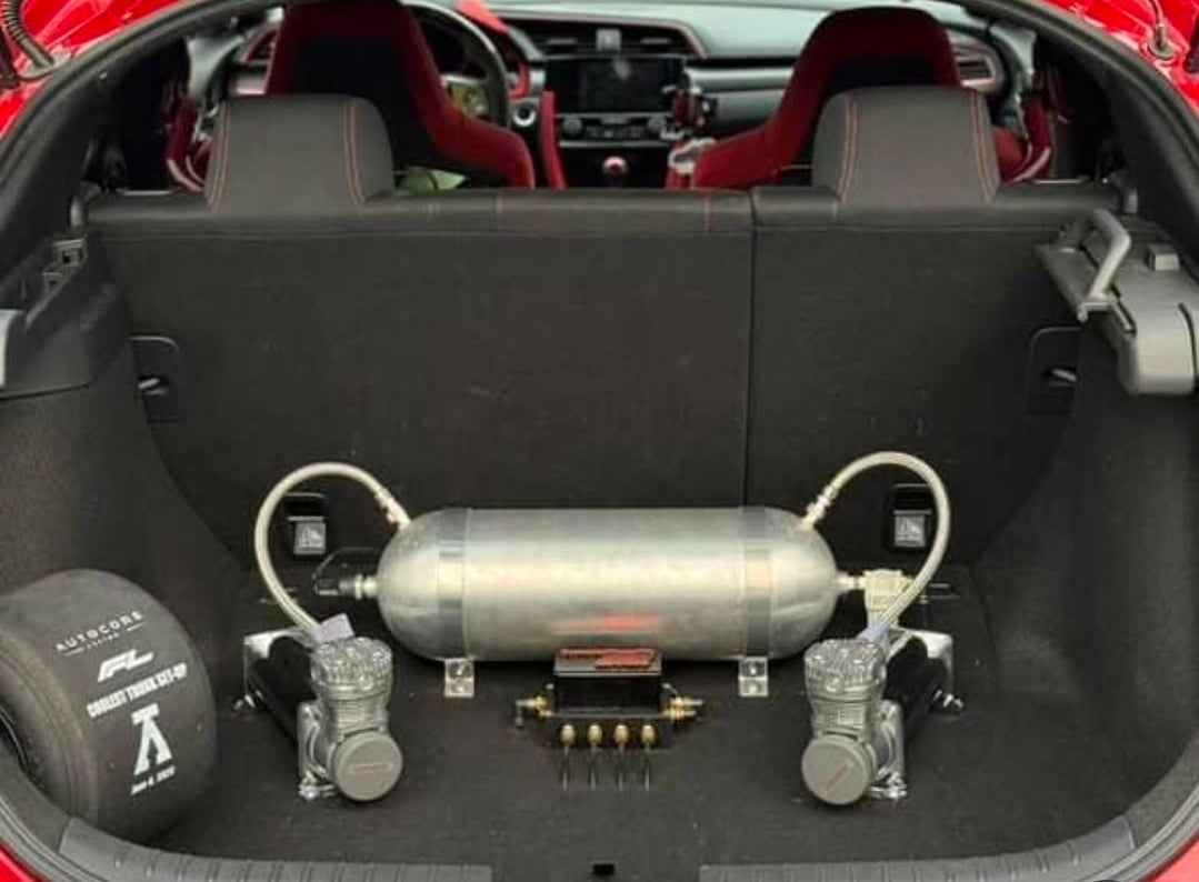Air Suspension Installation with Basic Trunk setup.