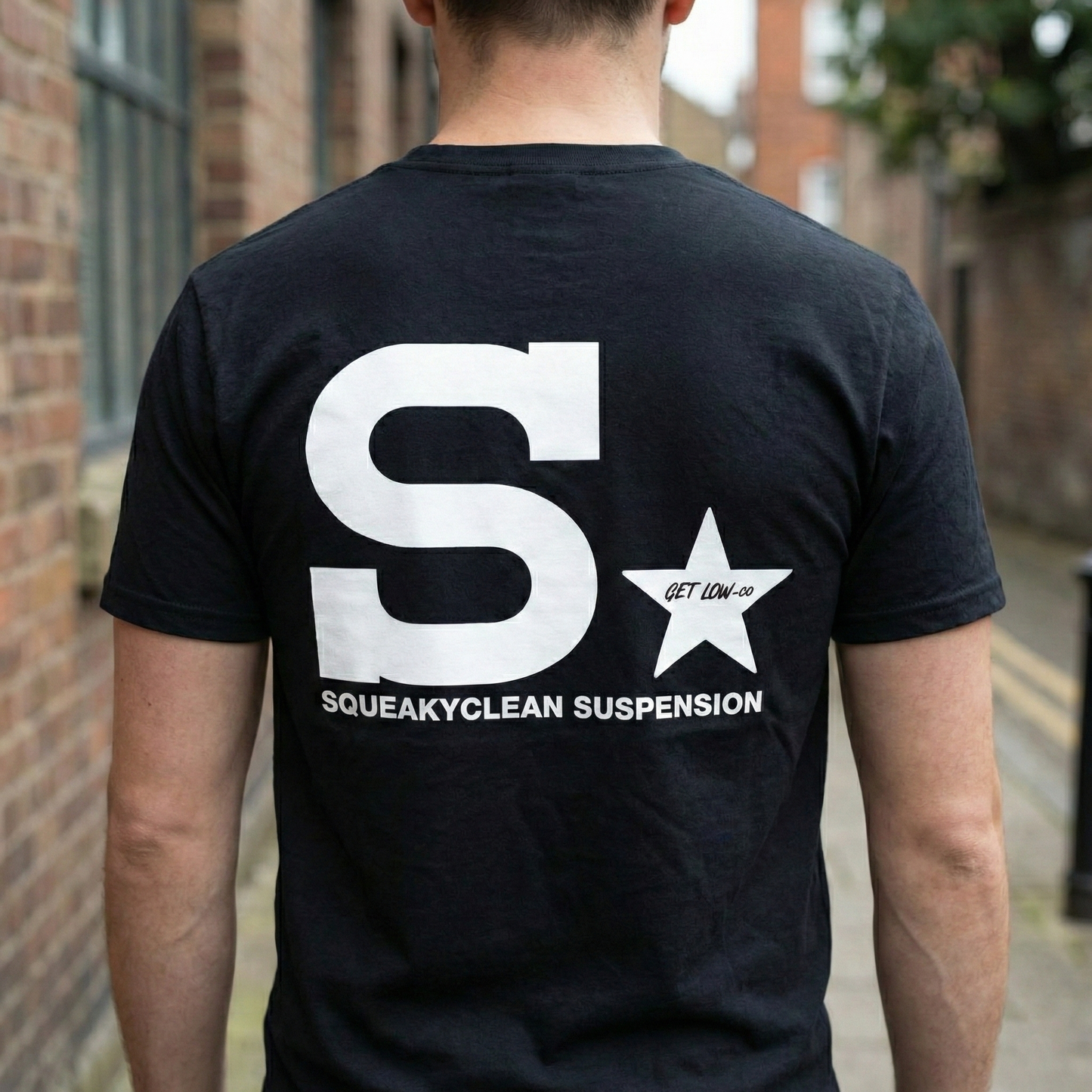S-Star Logo T-Shirt — Signature Identity, Everyday Wear (Black)