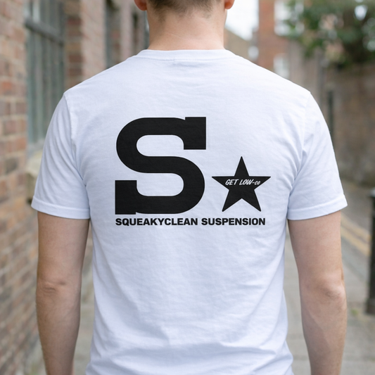 S-Star Logo T-Shirt — Signature Identity, Everyday Wear (White)
