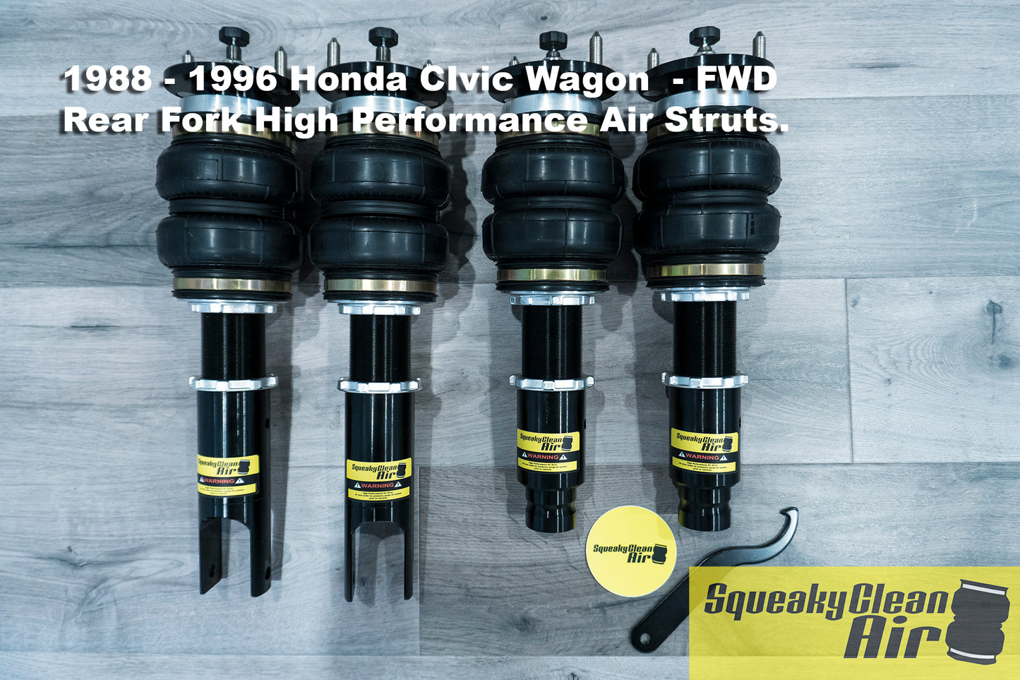 1988 - 1996 Honda CIvic Wagon  - FWD Rear Fork Longer shock
